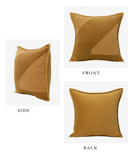 Modern Throw Pillow for Interior Design, Simple Decorative Throw Pillows, Large Modern Throw Pillows for Couch, Contemporary Modern Sofa Pillows-Silvia Home Craft