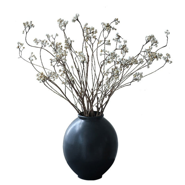 Dried Tree Twigs, Flower Arrangement, Dried Chinese Tallow Tree Twigs, Natural Decorations, Handmade Artificial Flower, Natural Dried Branches-Silvia Home Craft