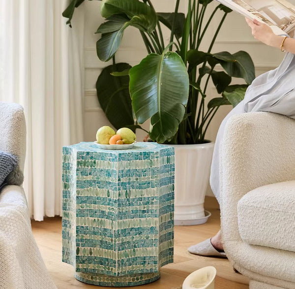 Contemporary Side Table, Contemporary Bedside Table, Bedside Small Side Table, Shell Small Sofa Side Table, Modern Side Table, Small End Table, Portable Casual Side Table, Creative Coffee Table