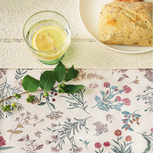 Large Rectangle Tablecloth for Dining Room Table, Rustic Table Covers for Kitchen, Country Farmhouse Tablecloth, Square Tablecloth for Round Table-Silvia Home Craft