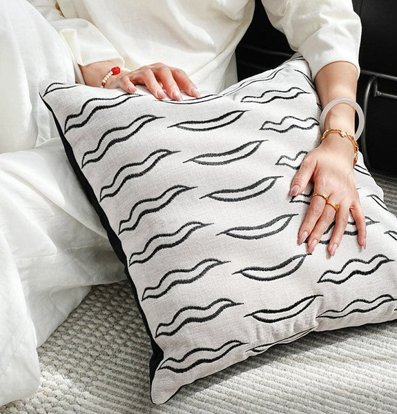Large Modern Sofa Pillows, Modern Sofa Pillows, Modern Pillows for Living Room, Decorative Modern Pillows for Couch, Contemporary Throw Pillows-Silvia Home Craft