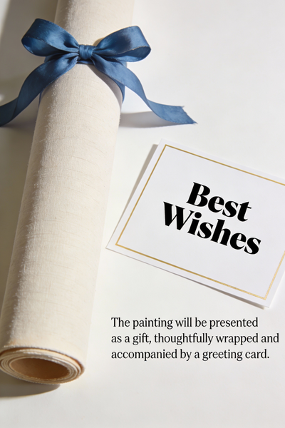 Small Wall Paintings, Autumn Woods, A Luminous Forest Landscape, Small Oil Paintings on Canvas, Original Artwork Small Paintings, Hand Painted Canvas Art, Heavy Texture Oil Paintings-Silvia Home Craft