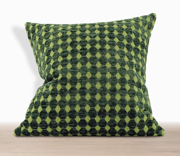 Modern Pillows for Living Room, Luxury Green Decorative Modern Pillows for Couch, Modern Sofa Pillows Covers, Modern Sofa Cushion-Silvia Home Craft