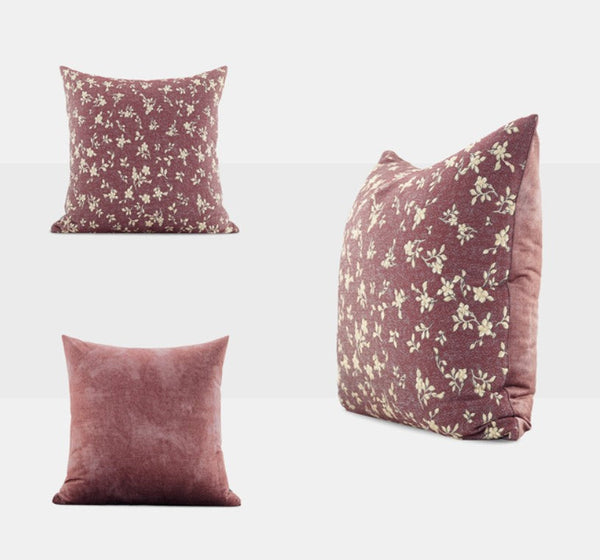 Embroidery Decorative Sofa Pillows, Large Throw Pillow for Interior Design, Luxury Decorative Throw Pillows for Couch, Large Square Modern Sofa Pillows for Living Room-Silvia Home Craft