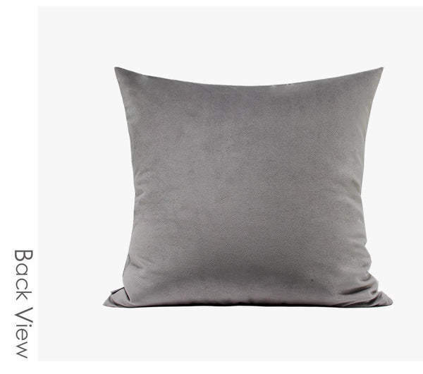 Modern Sofa Throw Pillows, Light Grey Abstract Contemporary Throw Pillow for Living Room, Large Decorative Throw Pillows for Couch-Silvia Home Craft