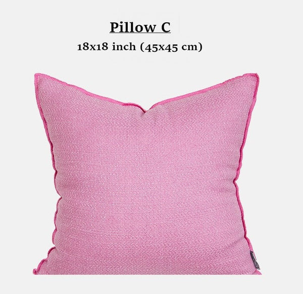 Modern Decorative Cushion Covers, Unique Decorative Pillow Arrangement Ideas for Couch, Decorative Pillows for Living Room, Large Decorative Pillows for Interior Design-Silvia Home Craft