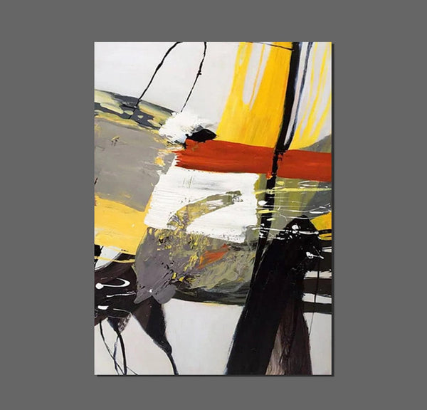 Extra Large Paintings for Living Room, Modern Abstract Art for Bedroom, Abstract Acrylic Wall Painting, Simple Painting Ideas, Hand Painted Wall Painting-Silvia Home Craft