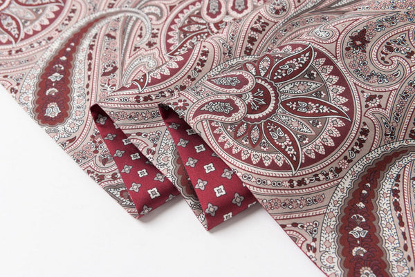 British Style Long Scarf, Business Silk Scarf Men, Silk Scarf For Suit, Luxury Silk Neck Scarf, Mens Spring Autumn Scarf, Formal Wear Silk Scarf, Silk Ascot For Men, Lightweight Silk Scarf Men-Silvia Home Craft