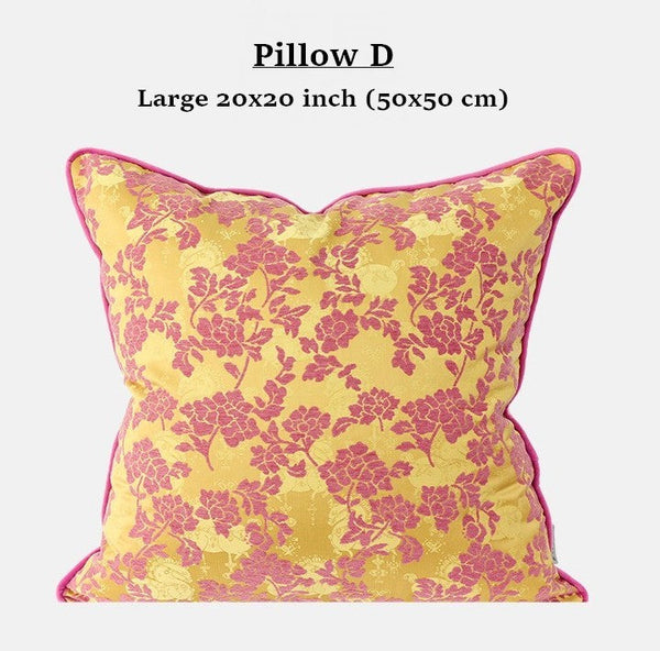 Decorative Pillow Arrangement Ideas, Modern Decorative Cushion Covers, Decorative Throw Pillows for Bed, Living Room Decorative Pillows, Large Decorative Pillows for Interior Design-Silvia Home Craft