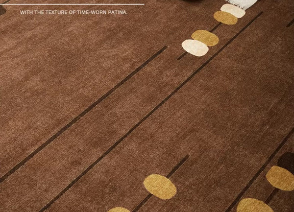 Living Room Modern Rug Ideas, Mid Century Modern Rugs for Bedroom, Large Contemporary Area Rugs for Dining Room-Silvia Home Craft
