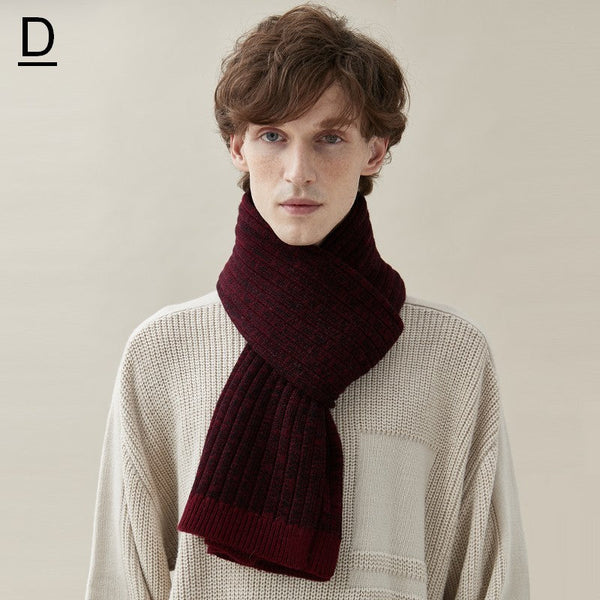 Modern Fashion Scarf, Formal Men Scarf Styles, Pure Wool Scarf, Casual Scarf Men, Business Wool Scarf for Gentleman, Men's Winter Scarf, Men's Wool Scarf Winter-Silvia Home Craft