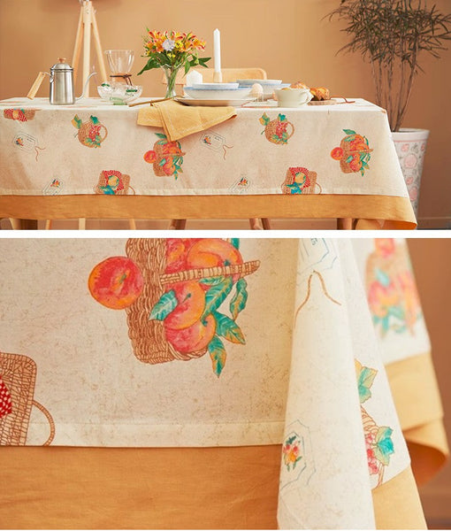 Extra Large Modern Table Cloths for Dining Room, Kitchen Rectangular Table Covers, Square Tablecloth for Round Table, Wedding Tablecloth, Farmhouse Cotton Table Cloth-Silvia Home Craft