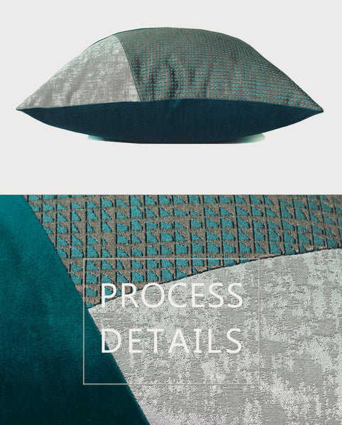 Decorative Throw Pillow for Couch, Green Modern Sofa Pillows, Modern Throw Pillows for Couch-Silvia Home Craft