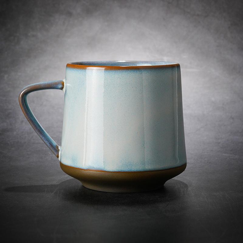 Large Pottery Coffee Cup, Ceramic Coffee Mug, Latte Coffee Cup, Large Tea Cup, Handmade Coffee Cup-Silvia Home Craft