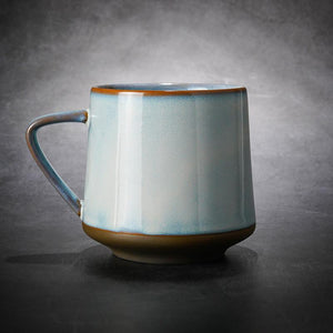 Large Pottery Coffee Cup, Ceramic Coffee Mug, Latte Coffee Cup, Large Tea Cup, Handmade Coffee Cup-Silvia Home Craft