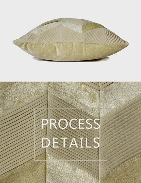 Decorative Pillows for Living Room, Yellow Decorative Modern Pillows for Couch, Modern Sofa Pillows Covers, Modern Sofa Cushion-Silvia Home Craft