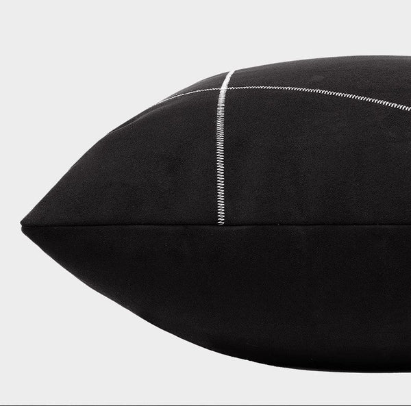 Abstract Decorative Throw Pillows for Living Room, Black Modern Pillows for Couch, Large Modern Sofa Pillow Cases, Decorative Pillow Covers-Silvia Home Craft