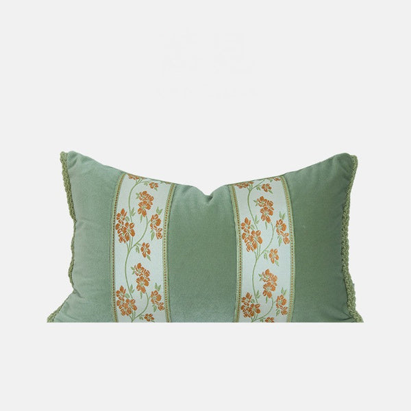 Living Room Decorative Pillows, Modern Decorative Cushions, Decorative Pillows for Bed, Decorative Pillow Arrangement Ideas for Interior Design, Embroidered Floral Bird Pattern Pillow Covers-Silvia Home Craft