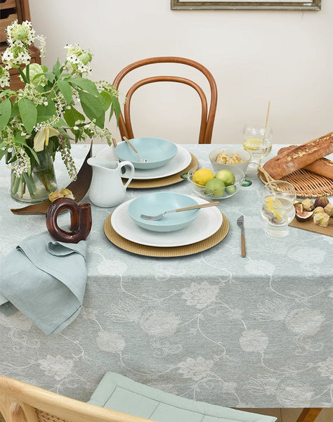 Large Rectangle Tablecloth for Dining Room Table, Country Farmhouse Tablecloth, Square Tablecloth for Round Table, Rustic Table Covers for Kitchen-Silvia Home Craft