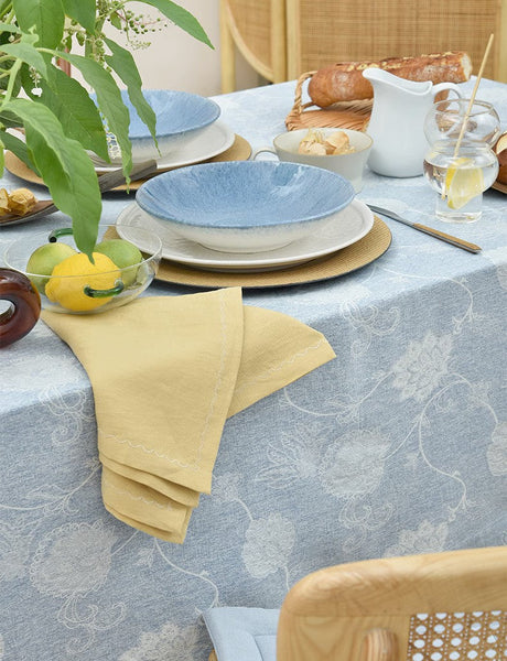 Country Farmhouse Tablecloth, Square Tablecloth for Round Table, Rustic Table Covers for Kitchen, Large Rectangle Tablecloth for Dining Room Table-Silvia Home Craft