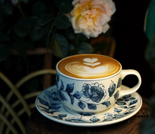 Classic British Tea Cups, Traditional Tea Cup Set, Porcelain Tea Cups, Floral Tea Cup Set, Elegant Tea Cup With Saucer, Ceramic Tea Cup with Saucer, Tea Cup Set, Vintage Tea Cup Set, Modern Ceramic Cups-Silvia Home Craft
