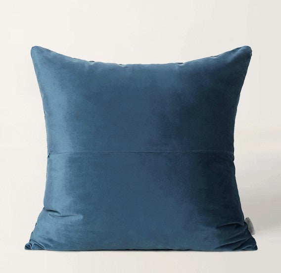 Blue Modern Sofa Pillow, Modern Throw Pillows, Modern Throw Pillow for Couch, Blue Decorative Pillow, Throw Pillow for Living Room-Silvia Home Craft