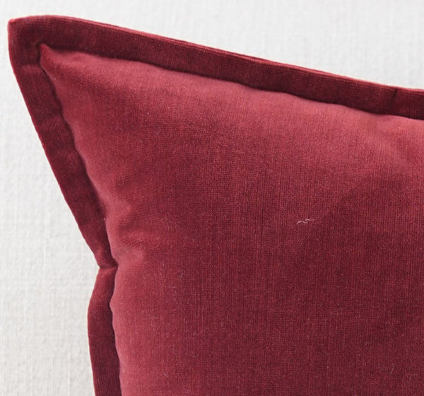 Decorative Pillows for Couch, Modern Sofa Pillows, Simple Modern Pillows, Red Modern Throw Pillows, Contemporary Throw Pillows-Silvia Home Craft