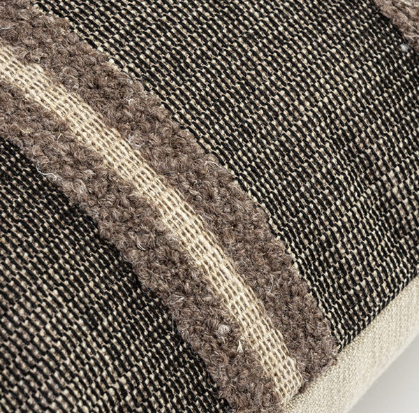 Contemporary Throw Pillow for Living Room, Large Abstract Throw Pillows for Couch, Modern Sofa Throw Pillows, Modern Square Pillows-Silvia Home Craft