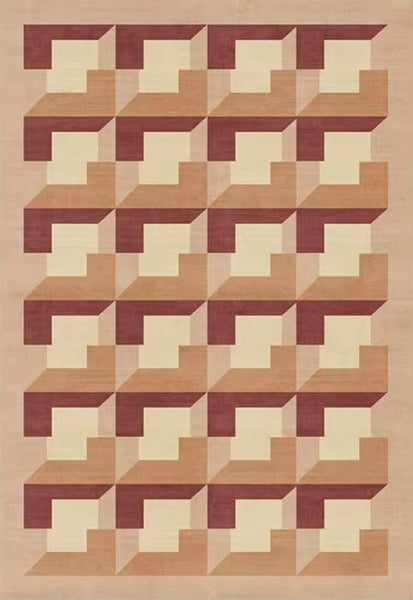 Modern Rugs for Dining Room, Large Modern Rugs for Living Room, Mid Century Modern Rugs for Bedroom, Abstract Geometric Modern Rugs-Silvia Home Craft