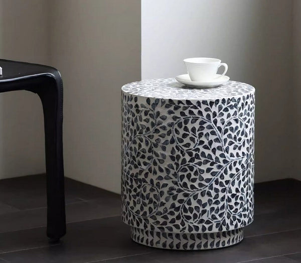 Portable Casual Side Table, Contemporary Round Side Table, Creative Coffee Table, Bedside Small Side Table, Shell Small Sofa Side Table, Contemporary Side Table