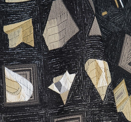 Abstract Black Decorative Throw Pillows, Geomeric Contemporary Square Modern Throw Pillows for Couch, Large Simple Throw Pillow for Interior Design-Silvia Home Craft