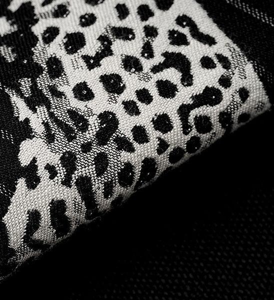 Large Modern Sofa Pillow Cases, Black Decorative Pillow Covers, Cheetah Modern Pillows for Couch, Abstract Decorative Throw Pillows for Living Room-Silvia Home Craft