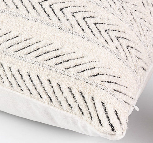 Extra Large Decorative Pillows for Couch, Modern Sofa Pillows, Contemporary Throw Pillows for Living Room, Modern Square Pillows-Silvia Home Craft