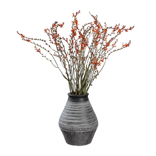 Dried Fire Orchid Bouquet, Natural Decorations, Flower Arrangement, Handmade Artificial Flower, Natural Dried Flowers-Silvia Home Craft