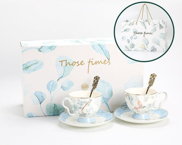 Porcelain Coffee Cup, Ceramic Tea Cup Set, Luxury Tea Cup with Saucer, Elegant Coffee Cup, Porcelain Tea cups, British Tea Cup Set, Afternoon Tea Cup with Saucer Set-Silvia Home Craft