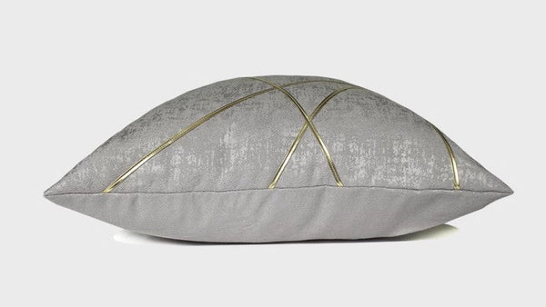 Decorative Modern Pillows for Couch, Modern Pillows for Living Room, Grey Modern Sofa Pillows Covers, Modern Sofa Cushion-Silvia Home Craft
