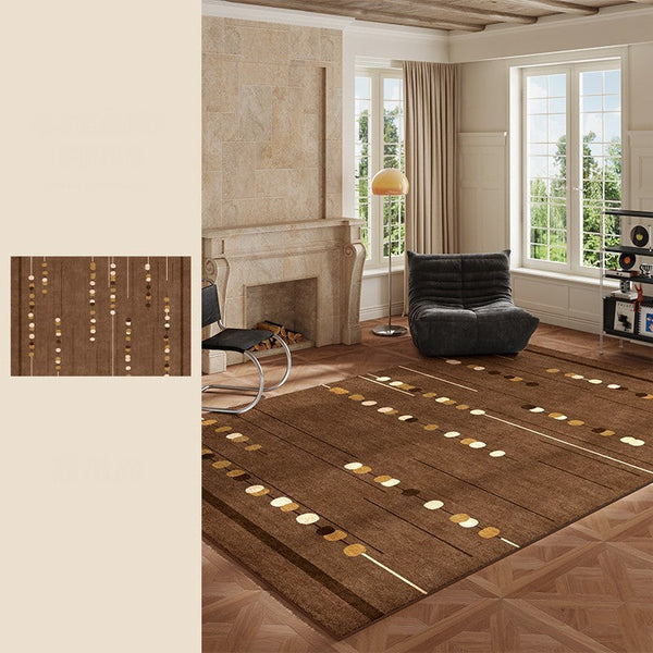 Living Room Modern Rug Ideas, Mid Century Modern Rugs for Bedroom, Large Contemporary Area Rugs for Dining Room-Silvia Home Craft