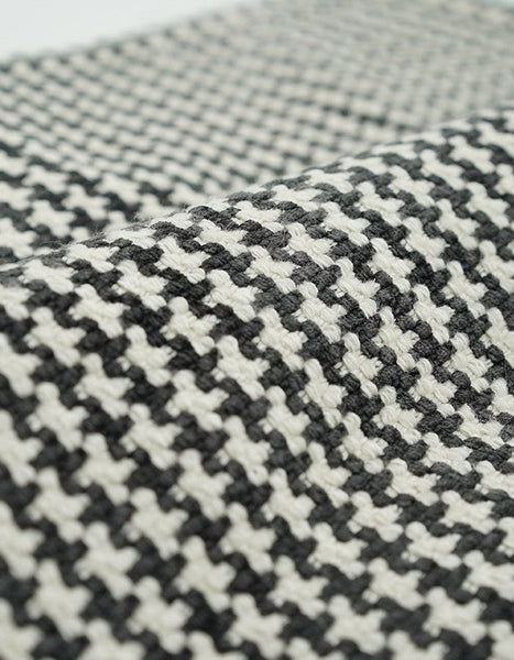 Chequer Modern Sofa Pillows, Large Black and White Decorative Throw Pillows, Contemporary Square Modern Throw Pillows for Couch, Abstract Throw Pillow for Interior Design-Silvia Home Craft