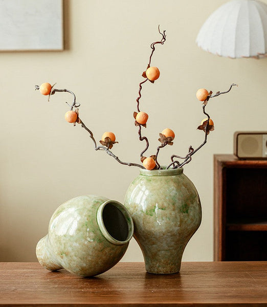 Centerpiece Ceramic Bud Vases, Porcelain Flower Vases, Flower Vases on Table, Handmade Water Holding Flower Vase-Silvia Home Craft