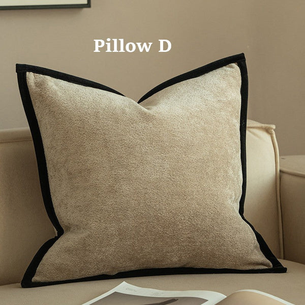 Modern Decorative Pillow Covers, Decorative Pillow Arrangement Ideas for Couch, Large Decorative Throw Pillows, Decorative Pillows for Living Room-Silvia Home Craft