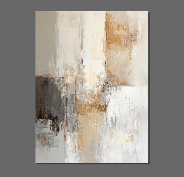 Modern Artwork, Large Canvas Painting, Contemporary Wall Painting, Living Room Wall Painting, Acrylic Painting for Dining Room-Silvia Home Craft