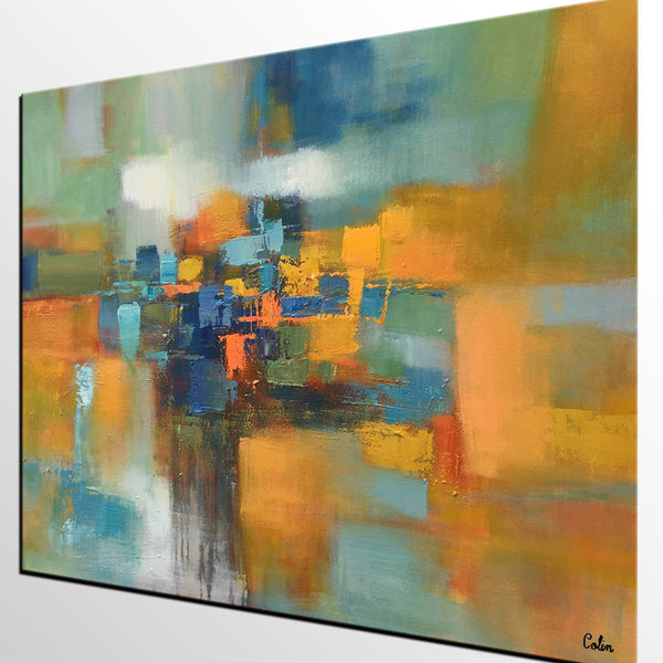 Custom Extra Large Abstract Painting, Living Room Wall Art, Large Canva Art, Acrylic Modern Art