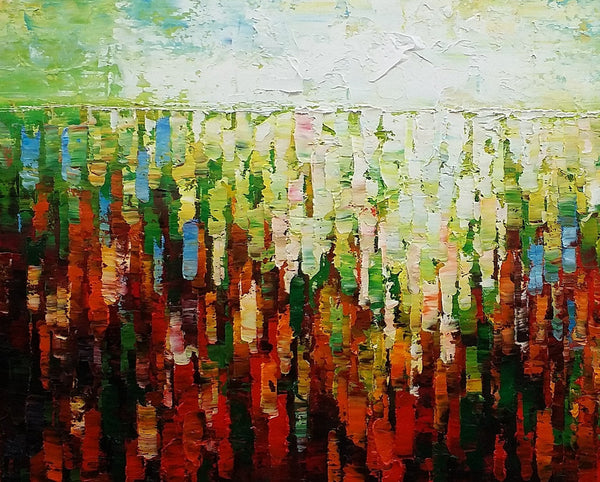 Large Canva Art, Abstract Painting, Bedroom Canvas Art, Custom Extra Large Acrylic Modern Art-Silvia Home Craft
