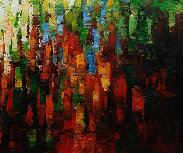 Large Canva Art, Abstract Painting, Bedroom Canvas Art, Custom Extra Large Acrylic Modern Art-Silvia Home Craft