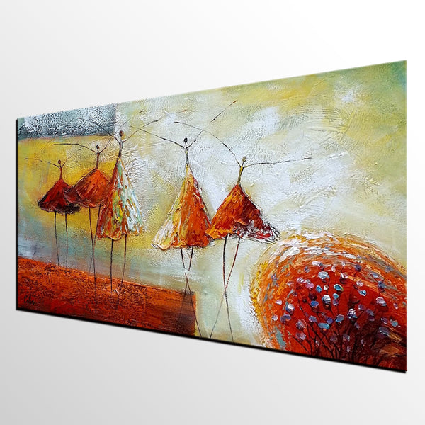 Living Room Wall Art Painting, Modern Abstract Painting, Abstract Acrylic Painting, Abstract Acrylic Painting for Sale, Custom Artwork-Silvia Home Craft