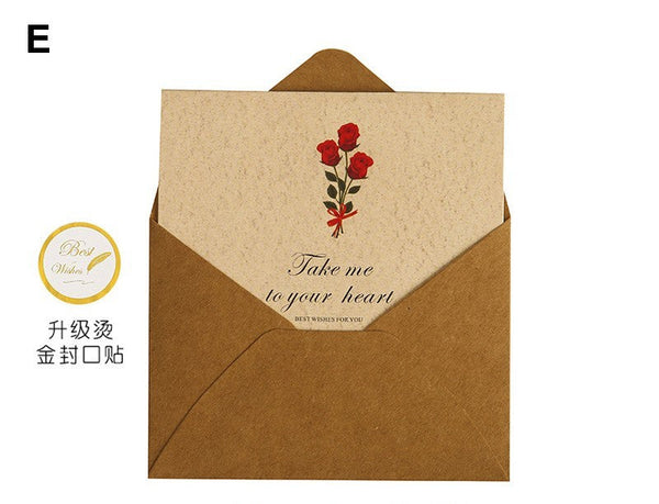 Greeting Cards for Friends, Anniversary Greeting Cards, Creative Birthday Greeting Card, Beautiful Valentine's Day Greeting Card, Greeting Cards to Mother-Silvia Home Craft