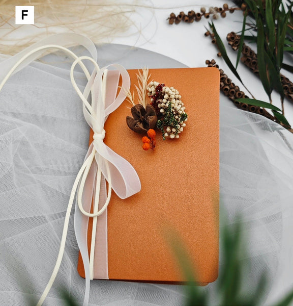 Creative Birthday Greeting Card, Unique Anniversary Greeting Card, Beautiful Valentine's Day Greeting Card, Wedding Greeting Card, Original Handmade Dried Flower Bowknot Greeting Cards-Silvia Home Craft
