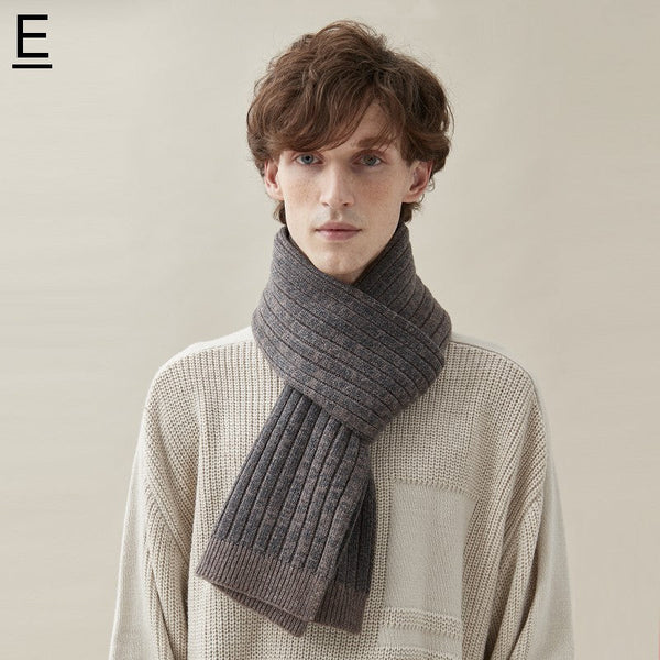 Modern Fashion Scarf, Formal Men Scarf Styles, Pure Wool Scarf, Casual Scarf Men, Business Wool Scarf for Gentleman, Men's Winter Scarf, Men's Wool Scarf Winter-Silvia Home Craft