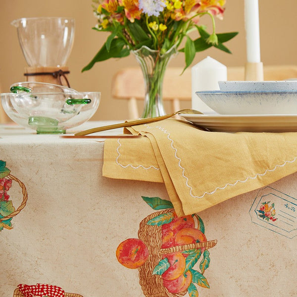 Extra Large Modern Table Cloths for Dining Room, Kitchen Rectangular Table Covers, Square Tablecloth for Round Table, Wedding Tablecloth, Farmhouse Cotton Table Cloth-Silvia Home Craft