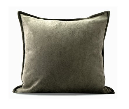 Large Green Square Modern Throw Pillows for Couch, Large Throw Pillow for Interior Design, Contemporary Modern Sofa Pillows, Simple Decorative Throw Pillows-Silvia Home Craft